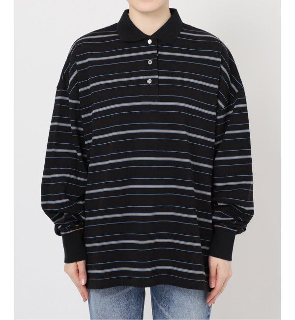 journal standard L'essage「ポロシャツロングスリーブプルオーバー」|Tシャツ・カットソー|