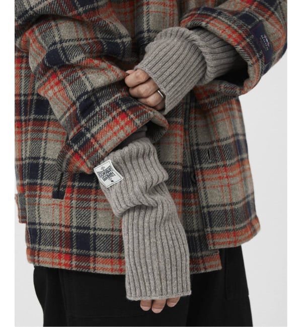 JOURNAL STANDARD relume「ハミルトン ウール ガーター ハンドウォーマー」|手袋|グレーA