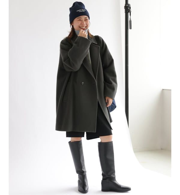 JOURNAL STANDARD relume「《WEB限定追加2》尾州ウールモッサWブレストハーフコート」|その他|