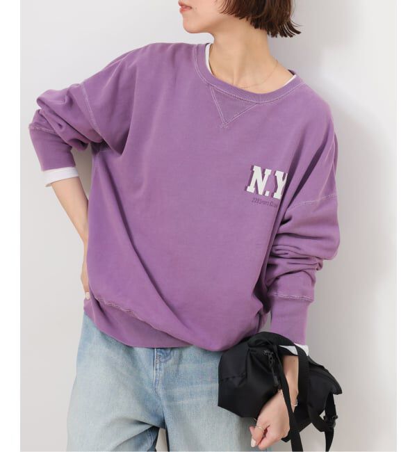JOURNAL STANDARD relume「《追加4》【HOLIDAYS COMFORT】VINTAGEカコウロゴスウェット」|スウェット・ジャージ|パープル