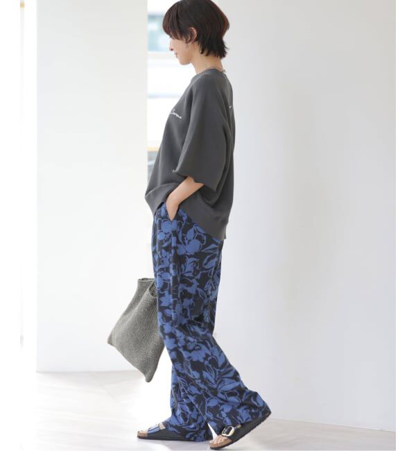 JOURNAL STANDARD relume「［26SS新作］バイカラーリーフプリントパンツ」|その他|