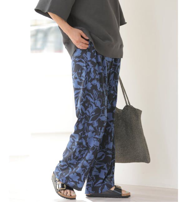JOURNAL STANDARD relume「［26SS新作］バイカラーリーフプリントパンツ」|その他|