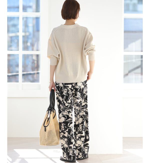 JOURNAL STANDARD relume「［26SS新作］バイカラーリーフプリントパンツ」|その他|