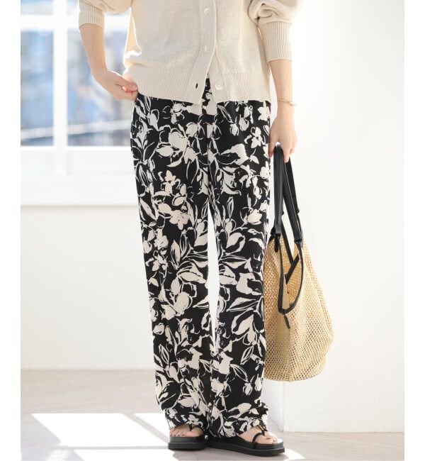 JOURNAL STANDARD relume「［26SS新作］バイカラーリーフプリントパンツ」|その他|
