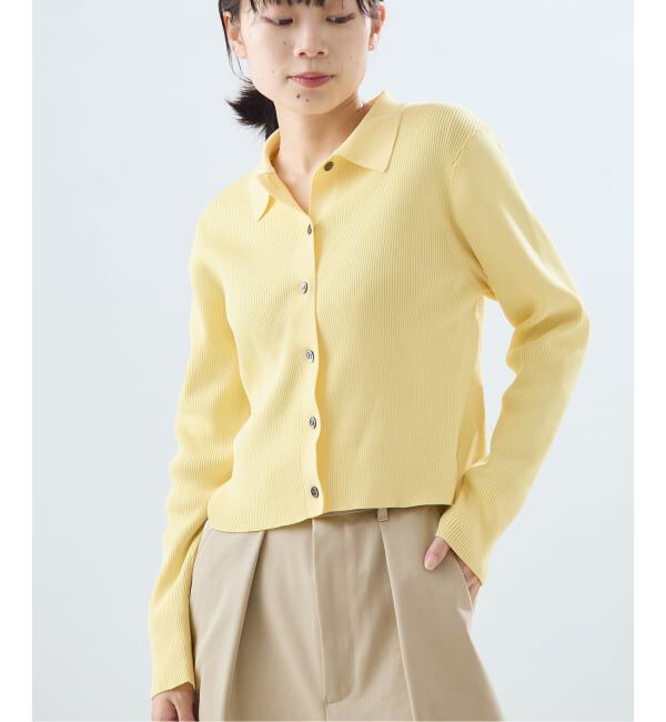 journal standard L'essage「襟リブカーディガン」|カーディガン|