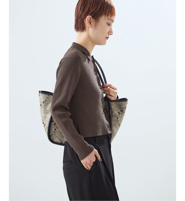 journal standard L'essage「襟リブカーディガン」|カーディガン|