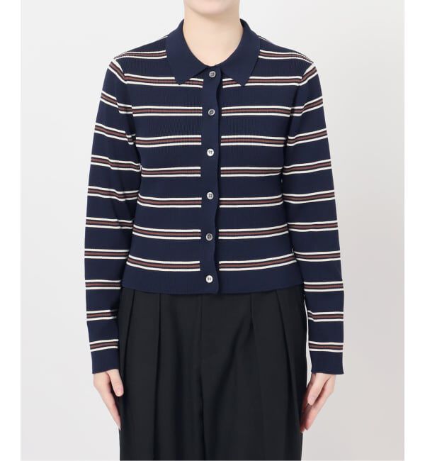 journal standard L'essage「襟リブカーディガン」|カーディガン|