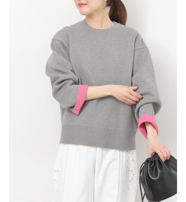 JOURNAL STANDARD relume「ダブルニットコントラストプルオーバー」|ニット・セーター|