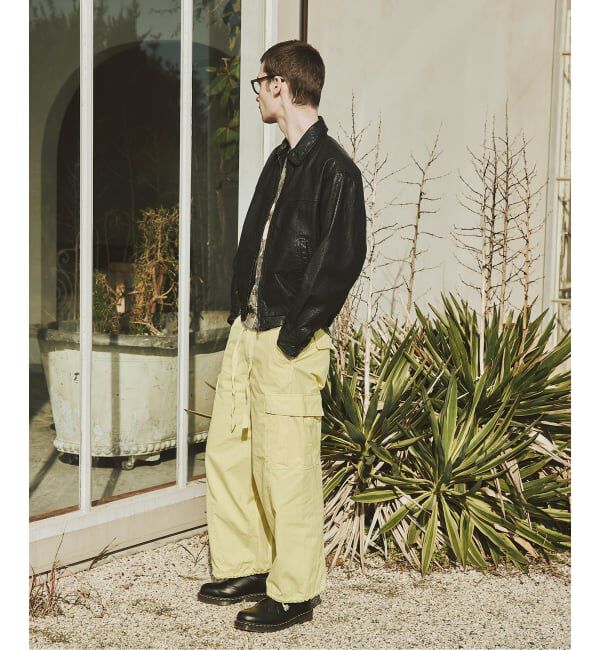 JOURNAL STANDARD「バッファロー レザー ウォッシュ ジップ ブルゾン」|ライダースジャケット|