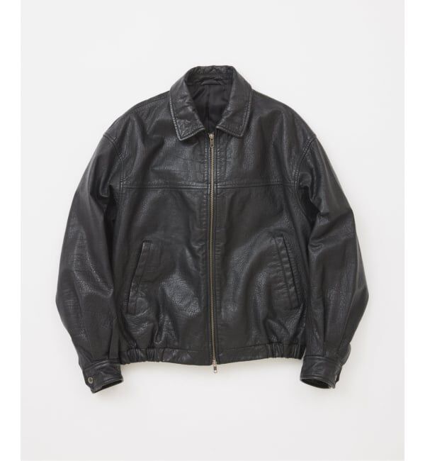 JOURNAL STANDARD「バッファロー レザー ウォッシュ ジップ ブルゾン」|ライダースジャケット|