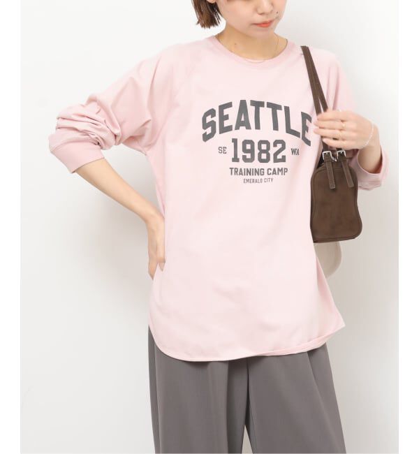 JOURNAL STANDARD relume「ラグランスリーブカレッジロングスリーブTEE」|Tシャツ・カットソー|