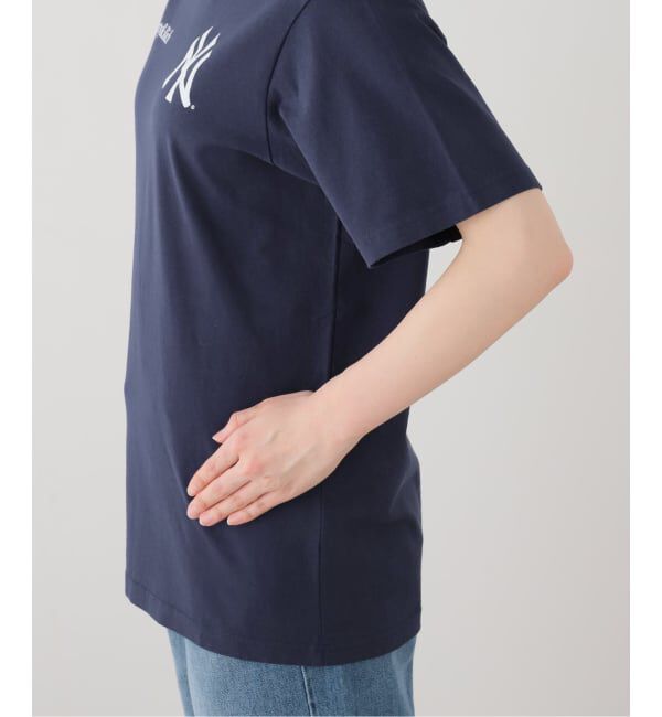 journal standard L'essage「【SPORTY&RICH/スポーティアンドリッチ】 Yankees Curve T-Shirt：Tシャツ」|Tシャツ・カットソー|