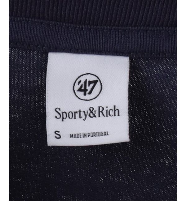 journal standard L'essage「【SPORTY&RICH/スポーティアンドリッチ】 Yankees Curve T-Shirt：Tシャツ」|Tシャツ・カットソー|