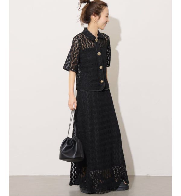 JOURNAL STANDARD relume「【TORRAZZO DONNA/トラッゾドンナ】ジオメトリックレーススカート」|スカート|