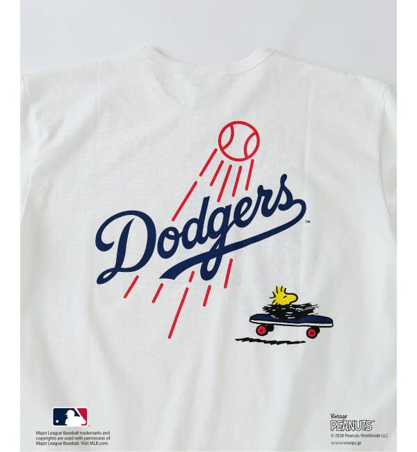JOURNAL STANDARD relume「《予約》PEANUTS / ピーナッツ 別注 MLB ベースボール プリントTシャツ」|Tシャツ・カットソー|