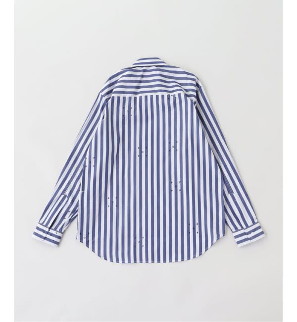JOURNAL STANDARD「POP TRADING COMPANY / ポップトレーディングカンパニー logos stripe shirt」|シャツ・ブラウス|