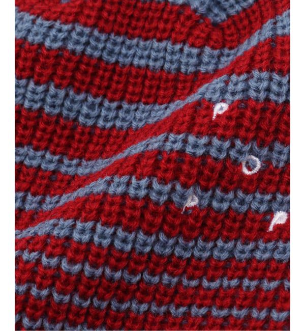 JOURNAL STANDARD「POP TRADING COMPANY / ポップトレーディングカンパニー striped beanie」|ニット帽|