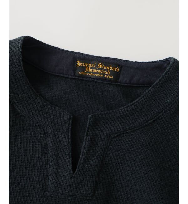 J.S.Homestead「J.S.Homestead / スキッパー ロング スリーブ tシャツ」|Tシャツ・カットソー|