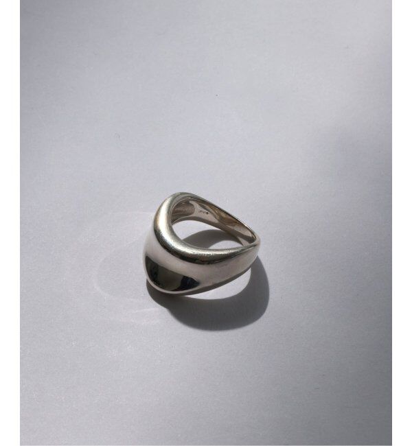 Spick and Span「【SAMH by LILAS】Vカーブワイドリング SV」|リング|シルバー