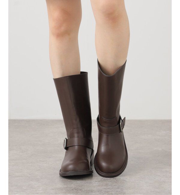 U by SPICK&SPAN「MACMOC/マックモック Engineer Middle Boots」|ショートブーツ|