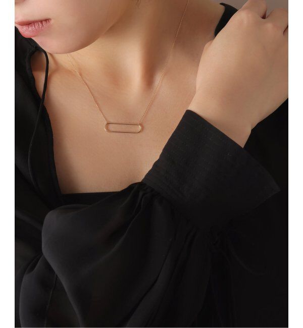 Lilas by Spick&Span「ダエンラインモチーフネックレス K10」|ネックレス|