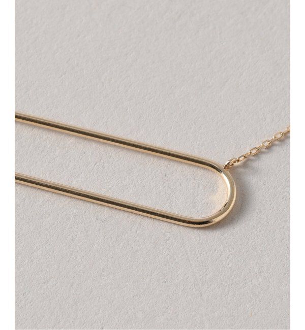 Lilas by Spick&Span「ダエンラインモチーフネックレス K10」|ネックレス|