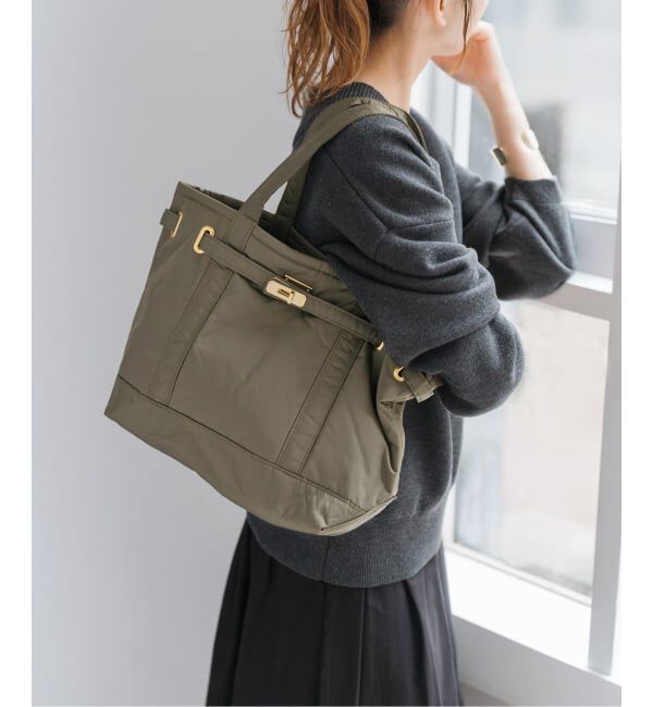 Spick and Span「SITA PARANTICA/シータパランティカ ナイロントート M」|トートバッグ|カーキ