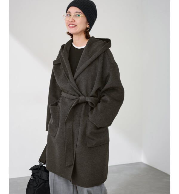 FRAMeWORK「SUPER160'sフーディショートコート」|その他|