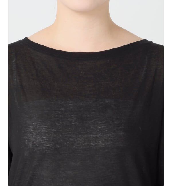 Spick and Span「《追加2》シアーボートネックプルオーバー」|Tシャツ・カットソー|