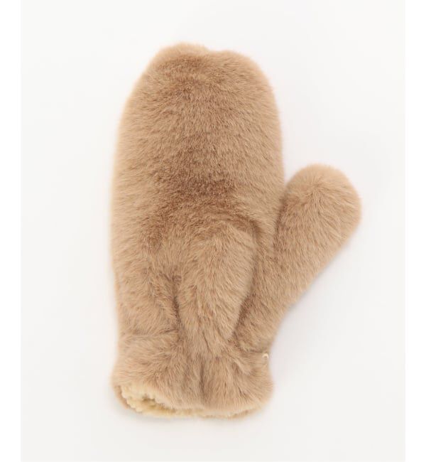 U by SPICK&SPAN「【MOLLIOLLI/モリオリ 】BEAR BEAR REVERSIBLE MITTENS」|手袋|