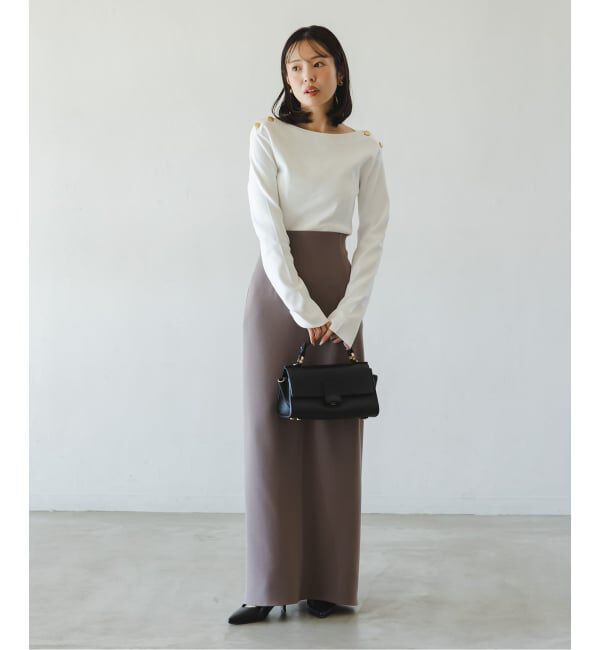 NOBLE「ショルダーボタンニットプルオーバー」|ニット・セーター|