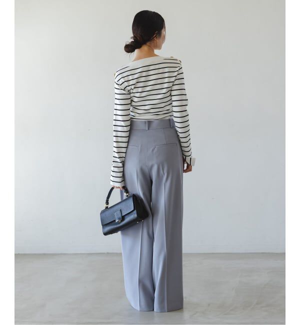 NOBLE「ショルダーボタンニットプルオーバー」|ニット・セーター|