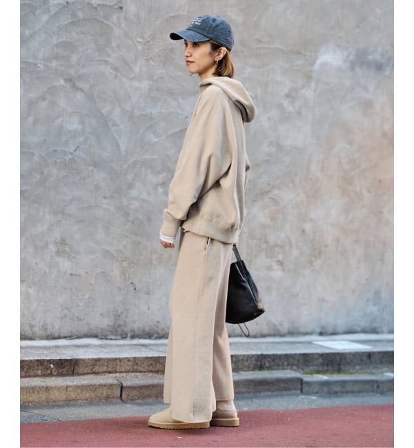 FRAMeWORK「ショートモールニットフーディ」|ニット・セーター|