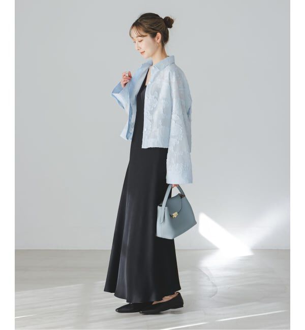 NOBLE「フラワージャガードショートシャツ」|シャツ・ブラウス|