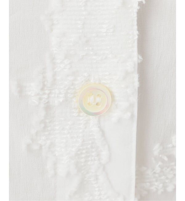 NOBLE「フラワージャガードショートシャツ」|シャツ・ブラウス|