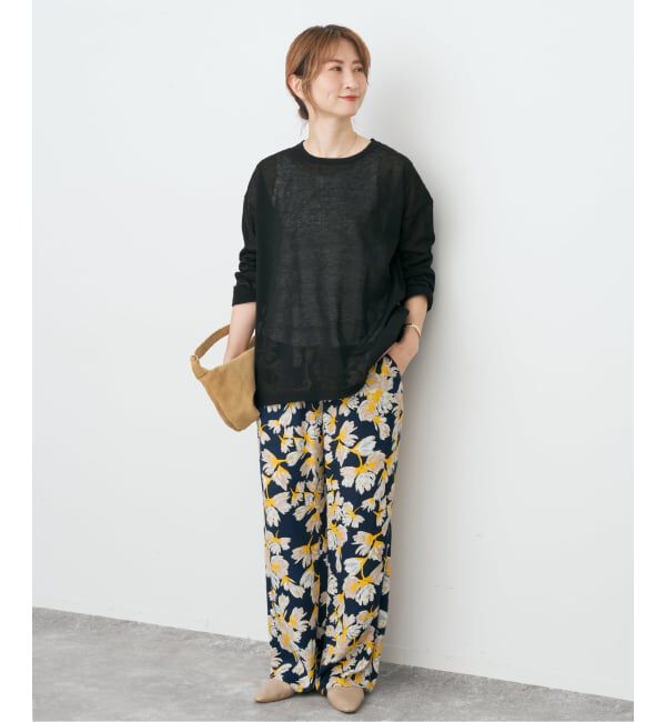 Spick and Span「リネン混シアールーズプルオーバー」|ニット・セーター|