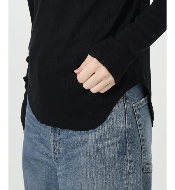 FRAMeWORK「≪追加≫コットンシルクMixリブTee 2」|Tシャツ・カットソー|