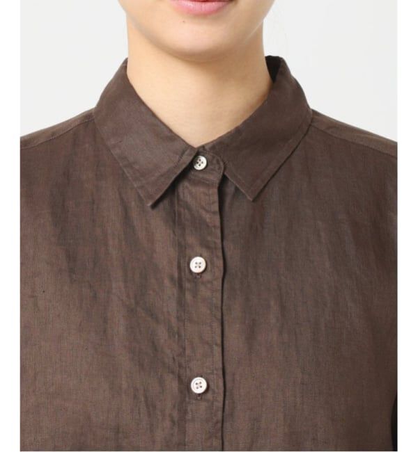 FRAMeWORK「≪新色 / 追加≫フレンチリネンレギュラーシャツ2」|シャツ・ブラウス|