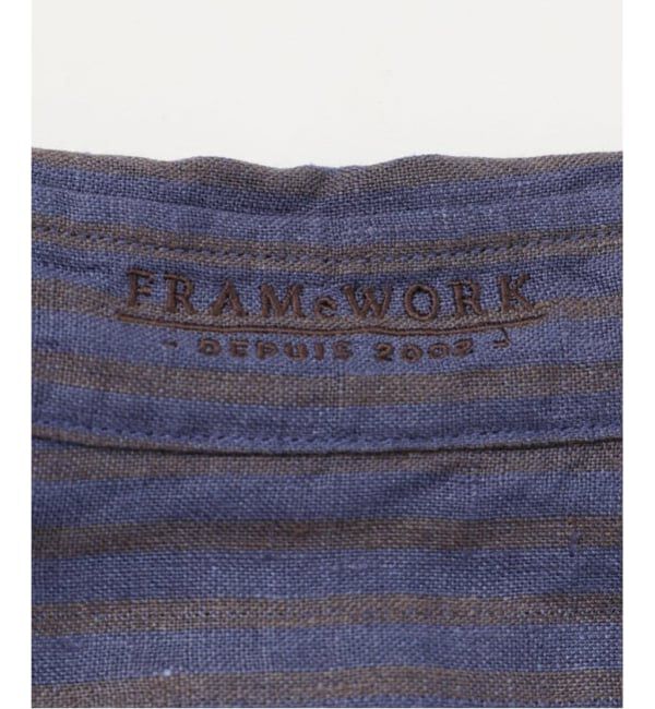 FRAMeWORK「≪新色 / 追加≫フレンチリネンレギュラーシャツ2」|シャツ・ブラウス|