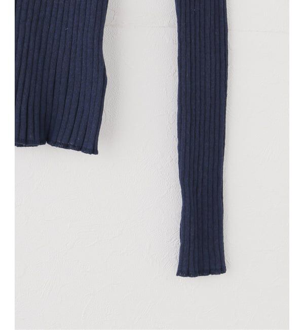 Spick and Span「シアーポロシャツカーディガン」|カーディガン|