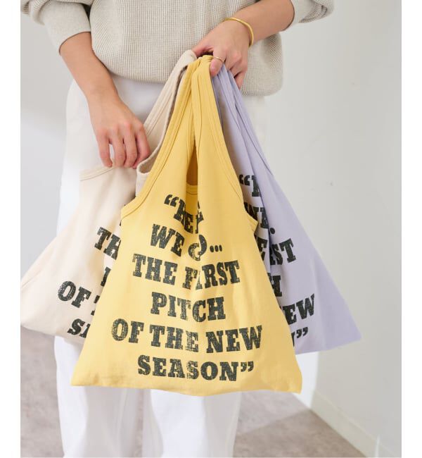 FRAMeWORK「St johnd 3rd club 別注PEANUTS SWEAT バッグ」|トートバッグ|