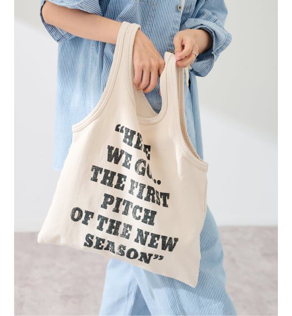 FRAMeWORK「St johnd 3rd club 別注PEANUTS SWEAT バッグ」|トートバッグ|