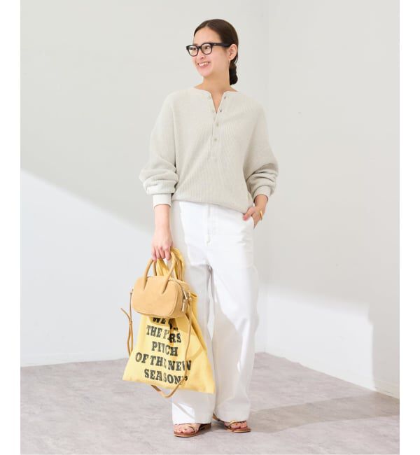 FRAMeWORK「St johnd 3rd club 別注PEANUTS SWEAT バッグ」|トートバッグ|