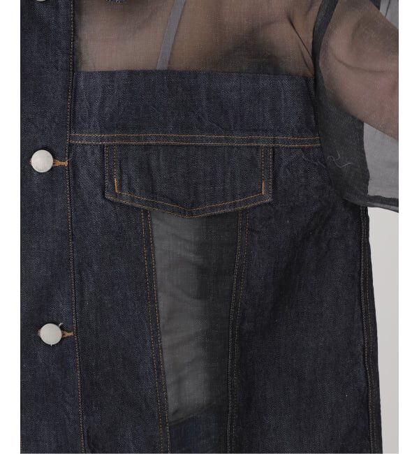  「【洗える】Munich/ミューニック シアーデニムシャツ」|シャツ・ブラウス|