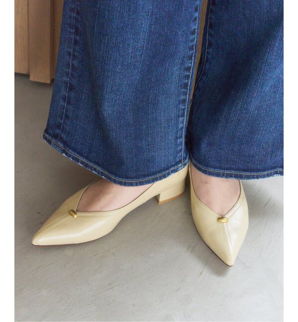  「《追加》3cmVカットメタルパンプス」|パンプス|