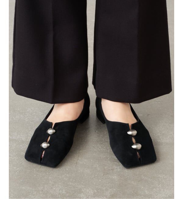 GRISE「GRISEレザーワイドスクエアスリットフラット」|その他|