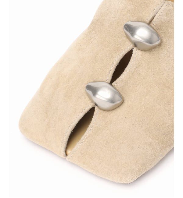 GRISE「GRISEレザーワイドスクエアスリットフラット」|その他|