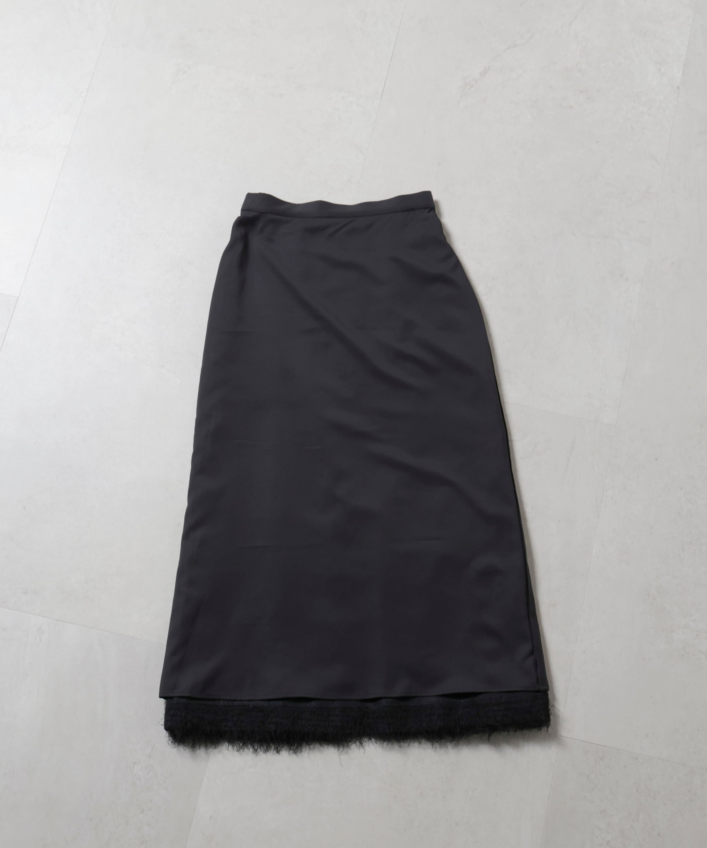 nano･universe「フリンジジャガードIラインスカート(セットアップ可)」|スカート|