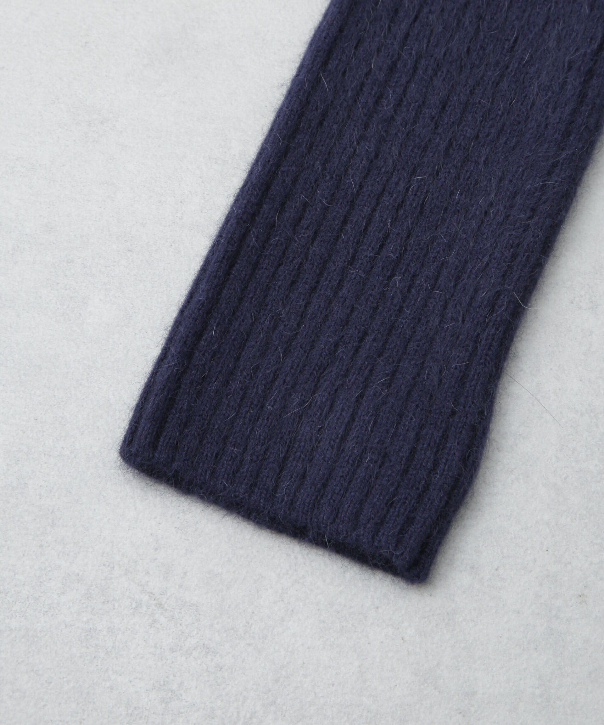 nano･universe「ウォッシャブルフォックスリブロンググローブ」|手袋|