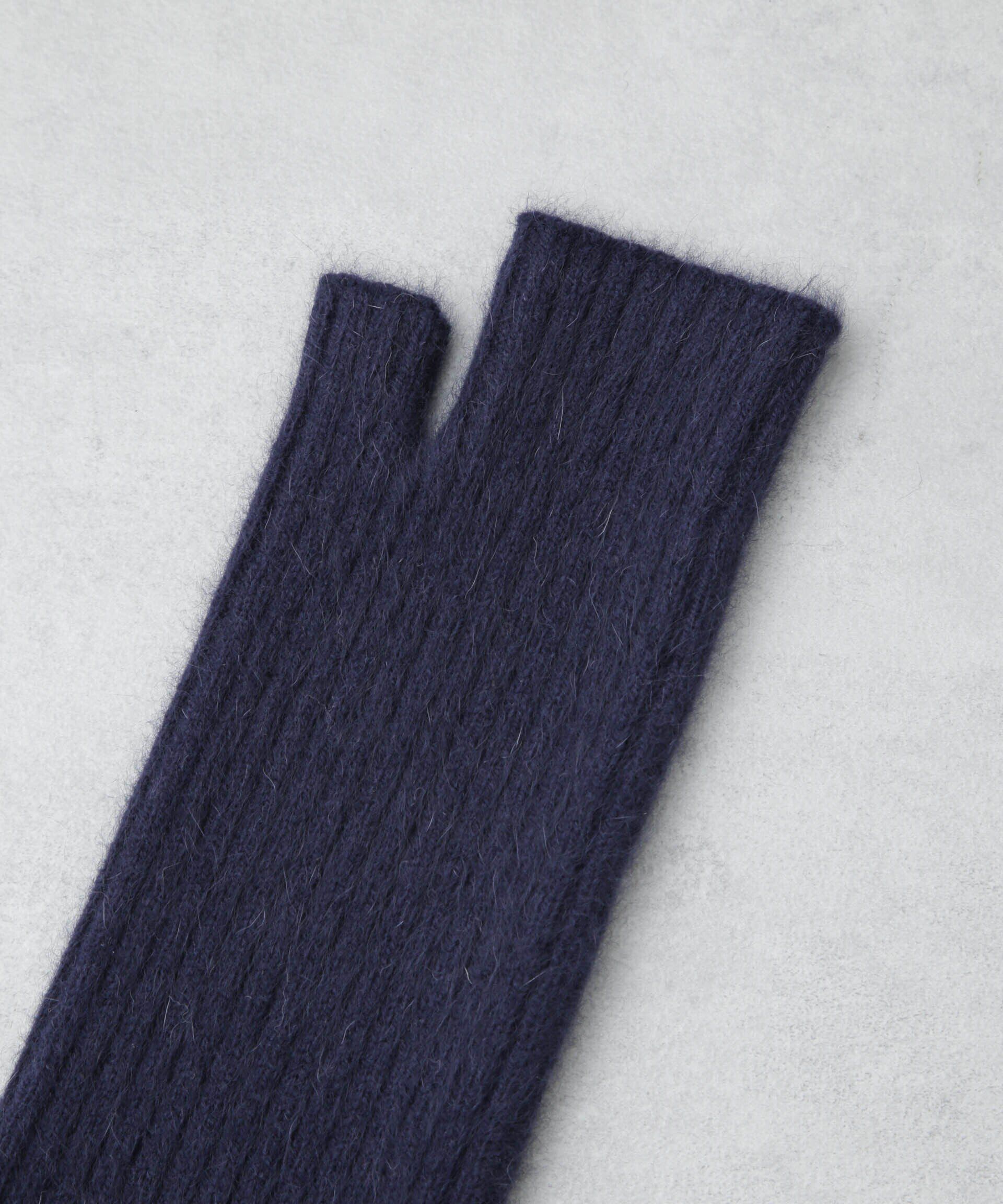 nano･universe「ウォッシャブルフォックスリブロンググローブ」|手袋|